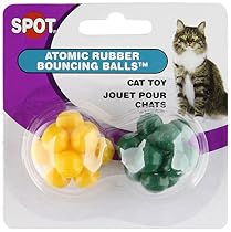 Ethical Atomic Bouncing Ball Cat Toy, 2-Piece (colors may vary)
