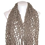 Solid Color Net Circle Scarf (Tan) Solid Color Net Circle Scarf (Tan)