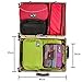 BAGSMART Travel Pouch Sock Storage Boxes Carry-on Organizer Bag, Purple