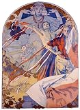 Pagenat on The Vltava Art Giclee Poster Print by Alphonse Mucha, 18x24