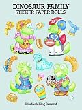 Dinosaur Family Sticker Paper Dolls