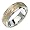 Delana - Stunning Two Tone Comfort Fit Wedding Band for Him & Her! Custom Made! Choose your Size.