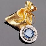 Gadgets™ Blue Crystal Diamond Folding Purse Hanger, Purse Hook, Handbag Hook, Handbag Hanger