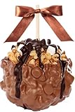 Rocky Road Turtle Caramel Apple w/ Milk Belgian Chocolate