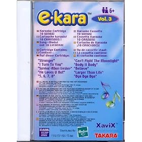 E-Kara Karaoke Cartridge Volume 3