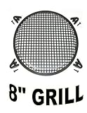 8" INCH WAFFLE SPEAKER SUB WOOFER METAL GRILLS WITH CLIPS AND SCREWS DJ-CAR-HOME