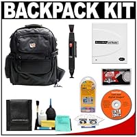 Aktiv Pak AP400 Professional All Weather Multi Purpose Camera and Photo/ Computer Laptop Backpack + Accessory Kit for Canon Rebel T3, T3i, T1i, T2i, EOS 60D, 50D, 5D, 7D, Nikon D3000, D3100, D5000, D7000, D300s, Olympus Evolt E-5, E-30, E-620 and Sony Alpha A560, A580, A33, A55