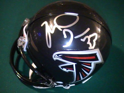 MICHAEL TURNER SIGNED AUTOGRAPHED MINI HELMET ATLANTA FALCONS COA + HOLOGRAM