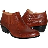 SHOE ARTISTS Bossman Brown 2 Inch Cuban Heel Ankle Boot