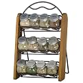 Kamenstein Tiered 12-Jar Spice Rack - Oil-Rubbed Bronze