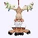 Personalized Christmas Moose Ornament - Free Customization