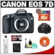 Canon EOS 7D Digital SLR Camera Body + 16GB Card + Canon 2400 DSLR Gadget Bag Case + Accessory Kit img