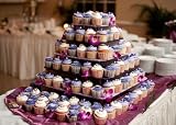 Dress My Cupcake Laila Large 5-Tier Square Cardboard Cupcake Tower, Holds 100 Cupcakes! - Stands, Displays, Trees for Cakes & Desserts