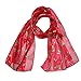 CTM Women's Christmas Tree Holiday Scarf