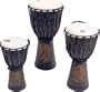 Toca Synergy Hand-Carved Rope Djembe, Black 24X12 Inches