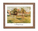Camille Pissarro French Landscape Flowers Girl Woman Wall Picture Oak Framed Art Print