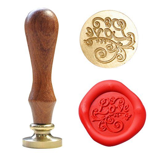 UNIQOOO Arts & Crafts Fashion Romantic Love Symbol Vintage Wax Seal Stamp