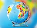 Ravensburger - Puzzle Ball 540 pièces - Mappemonde métallique