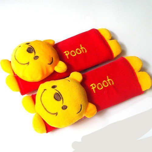 Winnie the Pooh Design Multi Use Auto Car seat belt cover Plush Seat Shoulder Pad Cushion 2 pcs One Pair Winnie the Pooh Design Multi Use Auto Car seat belt cover Plush Seat Shoulder Pad Cushion 2 pcs One Pair