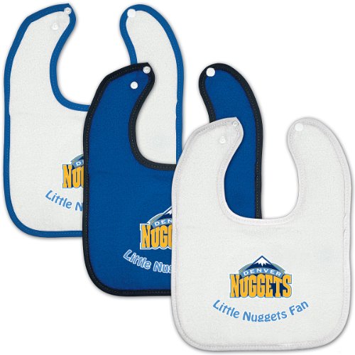 Wincraft Denver Nuggets Baby Bib 3-Pack