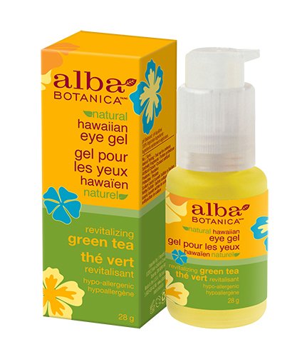 Alba Botanica: Natural Hawaiian Eye Gel Revitalizing Green Tea, 1 oz (2 pack)
