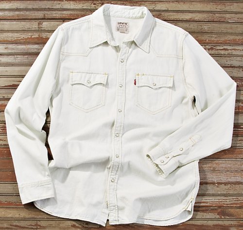 Levi's Bleached Western Denim Shirt