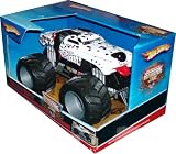 Hot Wheels Monster Jam 1:24 Scale Die Cast Official Monster Truck 2007 Series : MONSTER MUTT The Dalmatian with Monster Tires, Working Suspension and 4 Wheel Steering - Dimension : 7
