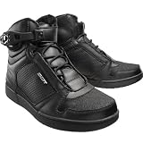 Shift Racing Kicker Shoe Men's Leather Street Motorcycle Boots - Color: Black , Size: 14