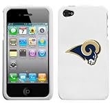iPhone 4 St Louis Rams White Snap on Superior Hard Cover
