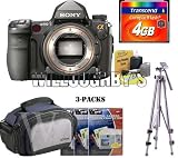 Sony Alpha A900 24.6MP Digital SLR Camera + Transcend 4GB Compact Flash + Willoughbys Starter Kit