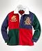 Polo Ralph Lauren Little Boys Shirt, Colorblocked Rugby Shirt