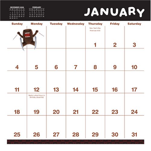 Domo: 2009 Wall Calendar under Personal Transformation in The Books Store