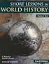 Short Lessons in World History: Student Book