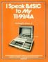 I speak BASIC to my TI-99/4A