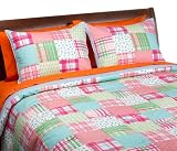 Tommy Hilfiger Patchwork Twin Comforter Set, Clam Bake