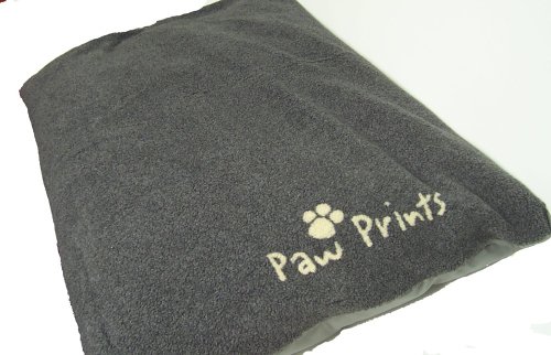 Paw Prints Large Pet Bed with Amicor