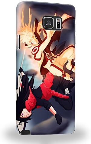 Case88 Premium Designs Naruto VS Madara Protective Snap-on Hard Back Case Cover for Samsung Galaxy Note 5