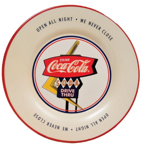 51NW445XZJL Coca cola Drive Thru 10 Plates Set of 4