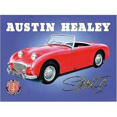 Nostalgie-Schild "Austin Healey Sprite"