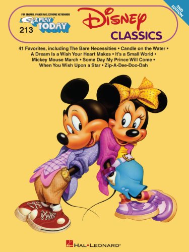 Disney Clasics Songbook: E-Z Play Today Volume 213 (Big Book of Disney Songs)