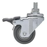 Heavy Duty Shop Caster, Swivel, Locking, Set of 4