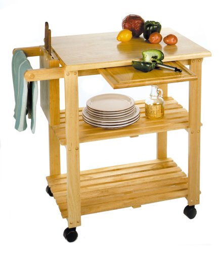 Utility Cart with Cutting Board