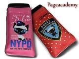 Pussy Deluxe Universal-Socke für Handy und MP3-Player, Motiv: New York Department, pink / rosa