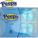 Marshmallow Peeps Blue Chicks 10ct (2 Trays in Total)
