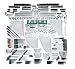 SK 86850A Senior Mechanics Tool Set - 850 Piece
