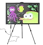 LED Illuminated Writing Board, Led Write on Menu Board Sign Large Board 35'' X 23'' New - Display for - Messages, Menus, Sales...
