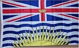Outdoor Living : 3x5 Canadian Province of British Columbia Flag BC Flags