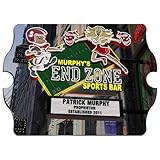Baby Keepsake: Personalized Marquee End Zone Sports Bar Vintage Sign