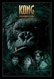 King Kong Movie Jack Black Naomi Watts New Art White Wood-Mounted Poster Print - 24
