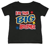 Riverstone Goods Black I'm The Big Brother & I'm The Little Brother Infant/Toddler/Youth/Kids Short Sleeve T-Shirt